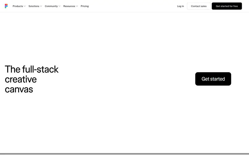 Figma website screenshot