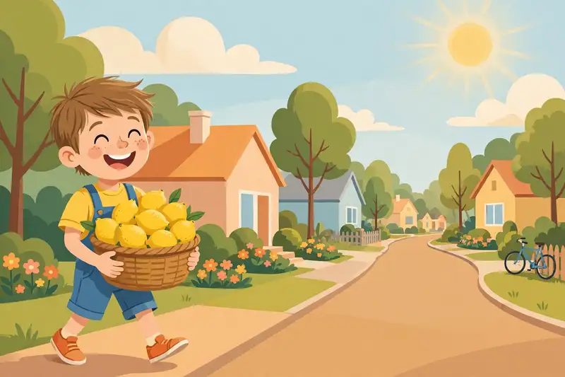 Lemonade Stand storybook art
