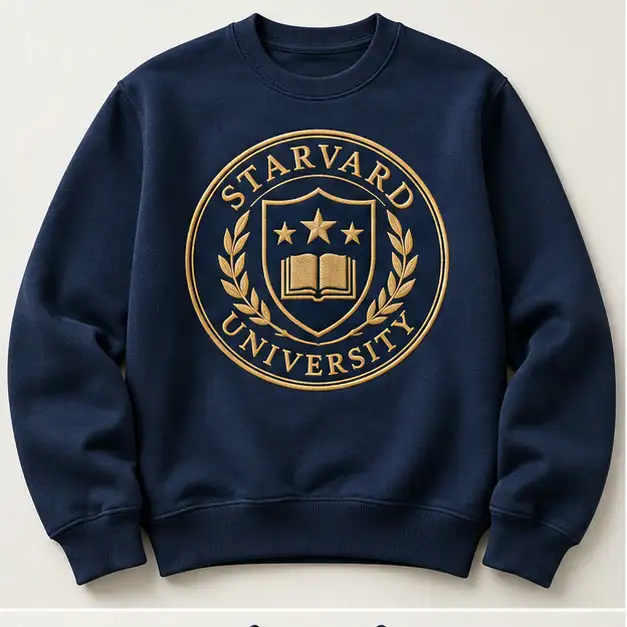 Starvard navy crewneck